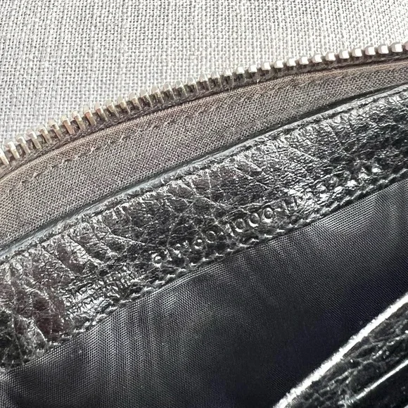 Balenciaga Extra Wide Wallet Clutch Black - Picture 8 of 9